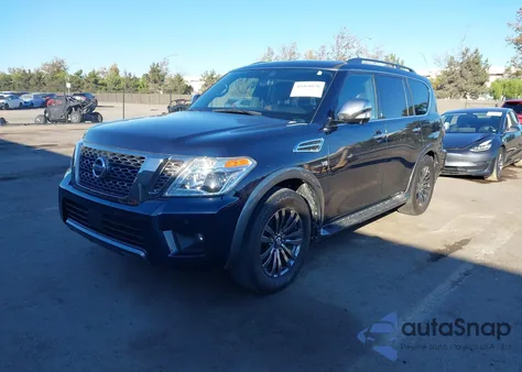 2018 Nissan Armada Platinum from USA, damaged, VIN JN8AY2NF6J9332113